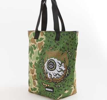 Mishka Eyeball Tote Bag - Olive Green