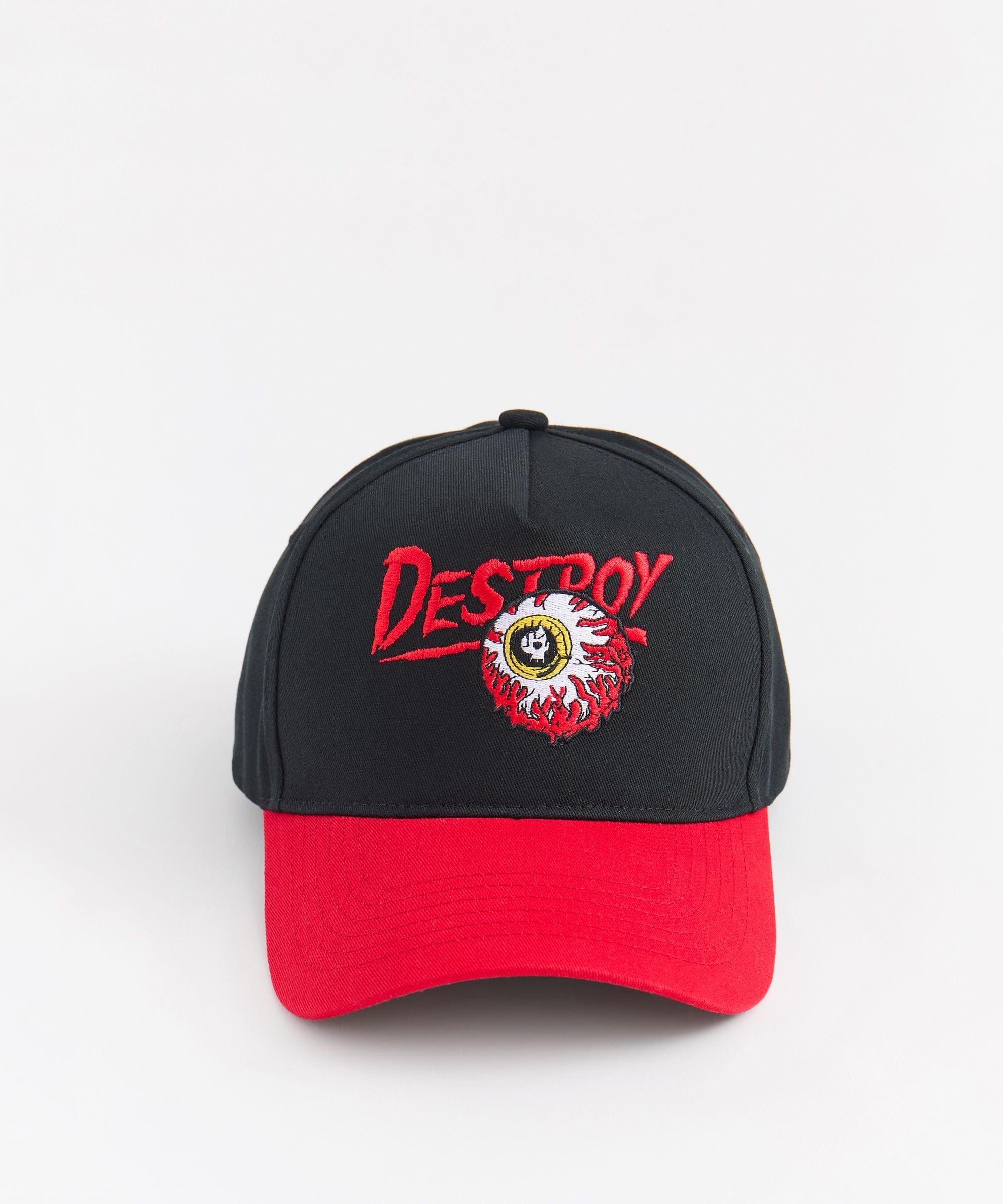 Destroy Washcap Mishka Embroidered Destroy Cap - Black – Reason Clothing