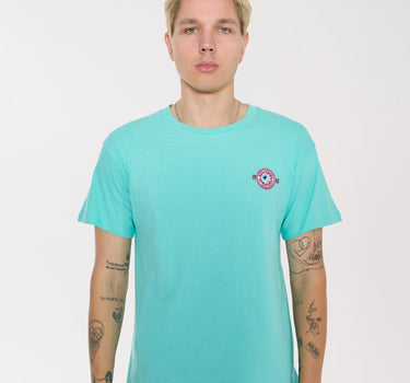 Mishka Death Adders Embroidered Short Sleeve Tee - Light Blue