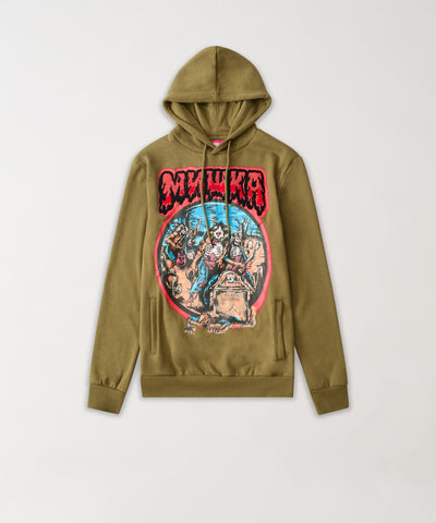Mishka Band Hoodie - Olive Green
