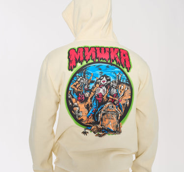 Mishka Rock Embroidered Hoodie - Khaki