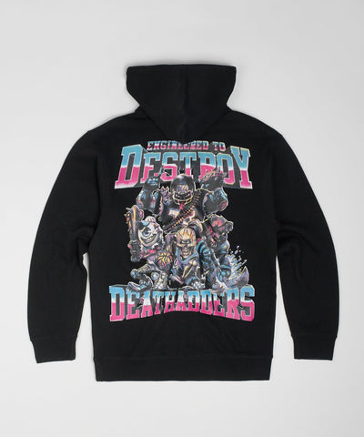 Mishka Engineered To Destroy Back Print Hoodie - Black