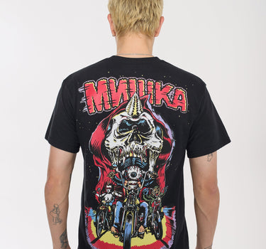 Mishka Logo Keep Watch Short Sleeve Tee - Black