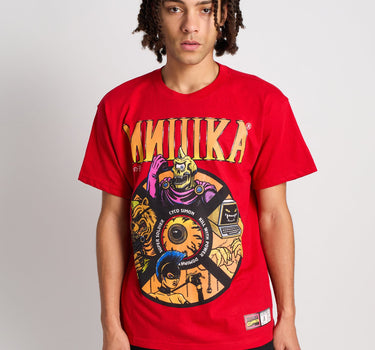 Mishka Characters Short Sleeve Tee - Red