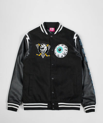 Mishka Trouble Varsity Jacket - Black