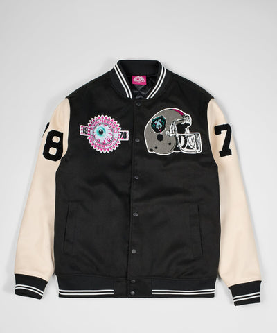 Mishka Death Adders Varsity Jacket - Black