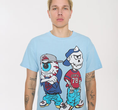 Mishka Nineties Short Sleeve Tee - Light Blue