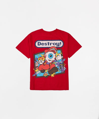 Mishka Destroy Short Sleeve Tee - Red