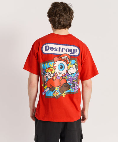 Mishka Destroy Short Sleeve Tee - Red