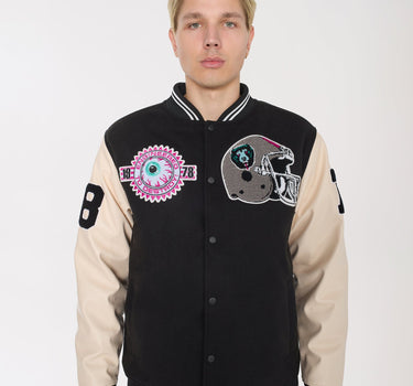 Mishka Death Adders Varsity Jacket - Black