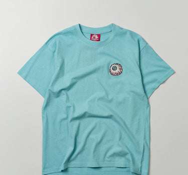 Mishka Eyeball Embroidered Short Sleeve Tee - Light Blue