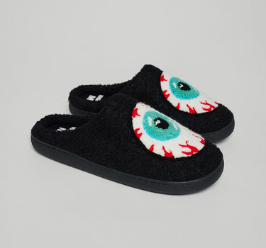 Keep Watch Slippers - Black