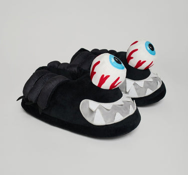 Keep Watch Slippers - Black