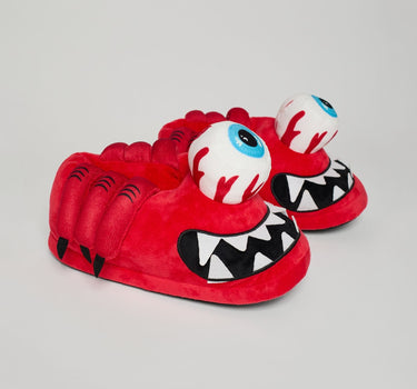 Keep Watch Slippers - Red