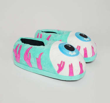 Keep Watch Slippers - Aqua