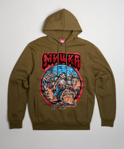 Mishka Band Hoodie - Olive Green
