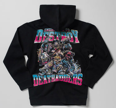 Mishka Engineered To Destroy Back Print Hoodie - Black