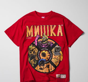 Mishka Characters Short Sleeve Tee - Red