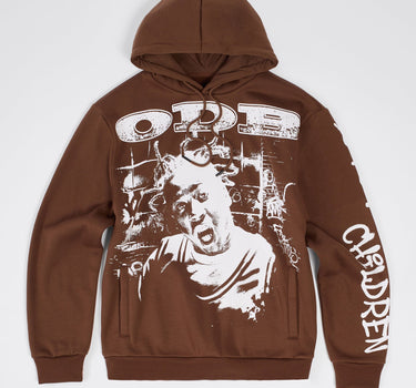 ODB Bastard Oversized Hoodie - Brown