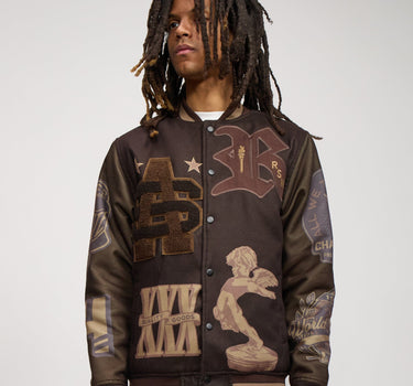 Champions Varsity Jacket - Brown