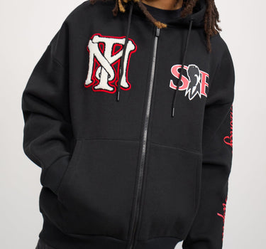 Scarface Respect Full Zip Hoodie - Black