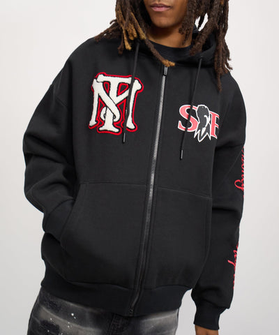 Scarface Respect Full Zip Hoodie - Black