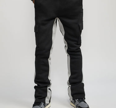 Flare Fleece Sweatpants - Black