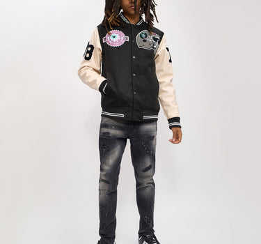 Mishka Death Adders Varsity Jacket - Black