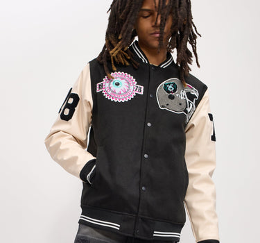 Mishka Death Adders Varsity Jacket - Black