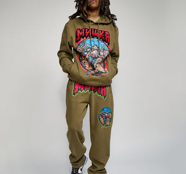 Mishka Band Hoodie - Olive Green