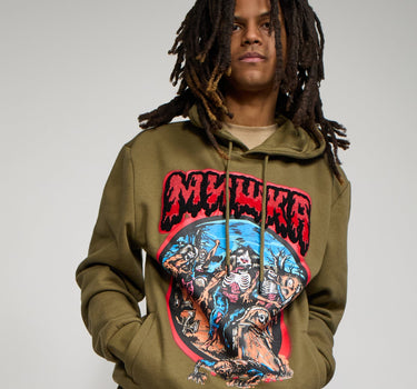 Mishka Band Hoodie - Olive Green