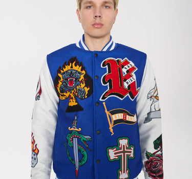 Success Varsity Jacket - Blue