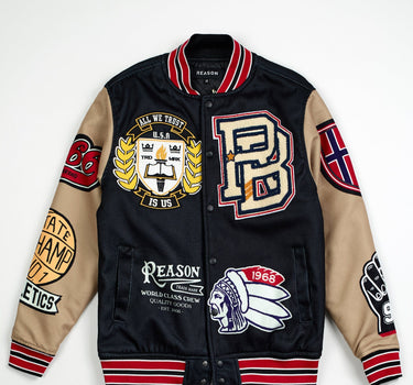 Master Division Varsity Jacket - Black