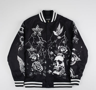 Wild Pack Varsity Jacket - Black