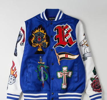 Success Varsity Jacket - Blue