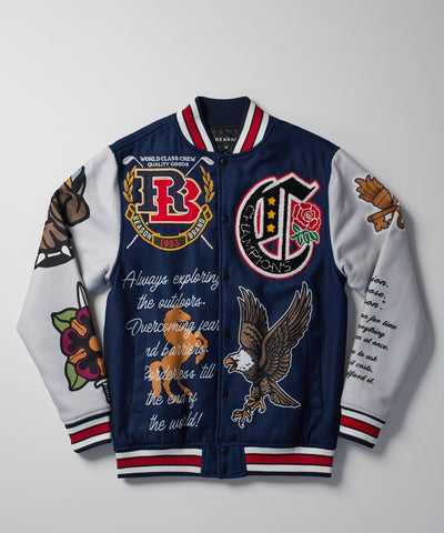 Fearless Varsity Jacket - Blue