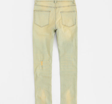 Skinny Rip and Repair Denim Pants - Light Blue