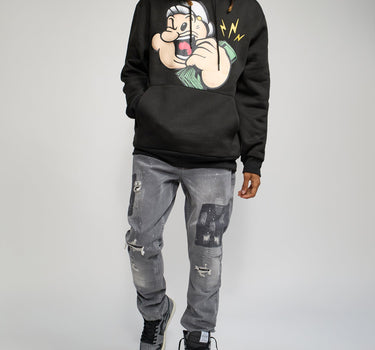 Popeye Hoodie - Black