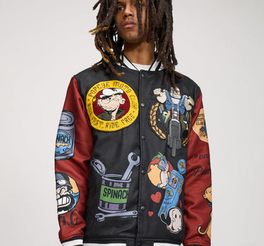 Popeye Wool Varsity Jacket