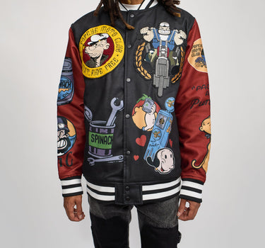 Popeye Wool Varsity Jacket