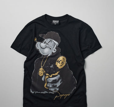 Popeye Short Sleeve Tee - Black