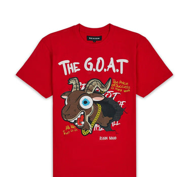 Kids Goat Short Sleeve Tee - Red