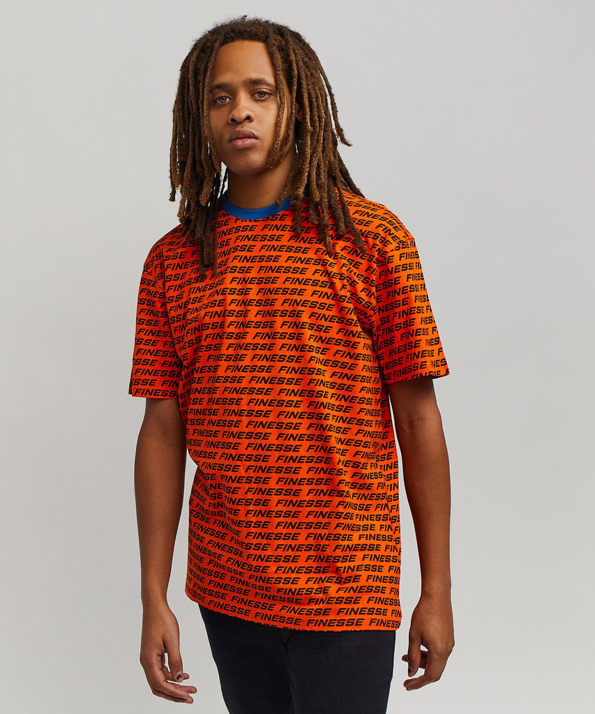 Orange sales finesse shirt