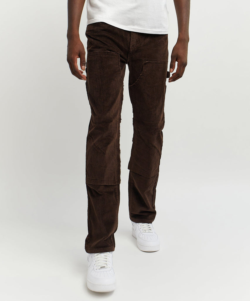Reeves Carpenter Corduroy Pants - Brown – Reason Clothing