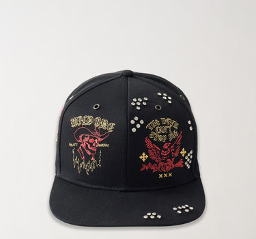 Saint Rhinestones Embroidered Graphic Hat