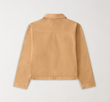 Studded Denim Jacket - Khaki