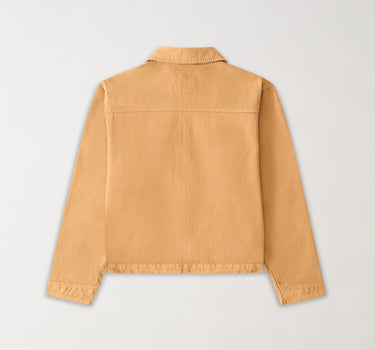 Studded Denim Jacket - Khaki