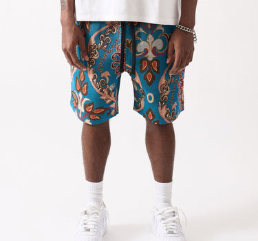 Textured Short - Medium Blue