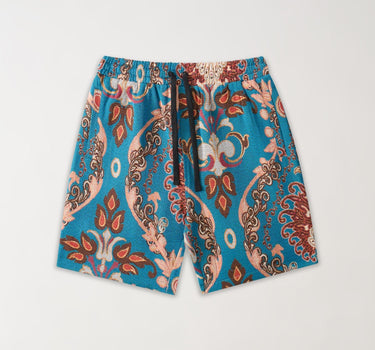 Textured Short - Medium Blue