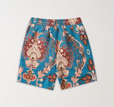 Textured Short - Medium Blue